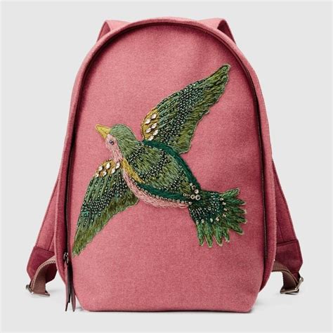 gucci backpack birds